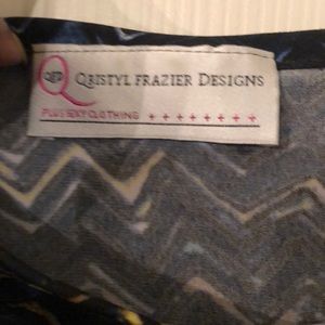 Qristyl Frazier Designs Dresses - Qristyl Frazier Ruched Hip Mini Dress 2x Qristyl Frazier Designs Dresses - Qristyl Frazier Ruched Hip Mini Dress 2x